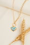 Heliophilia Silver CK9947 Collar Dorado de Metal